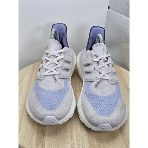 Adidas UltraBoost 21 Womens Size 9.5 Pink Purple Athletic Running Shoes Sneakers - Picture 4 of 11